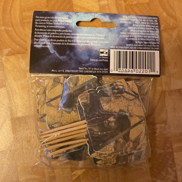 Johnny Depp Pirates Of The Caribbean Cake Picks - Picture 5 of 6